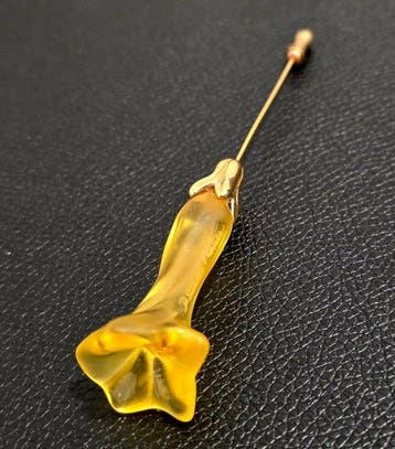 Verguld - Broche - Daum France Jasmin