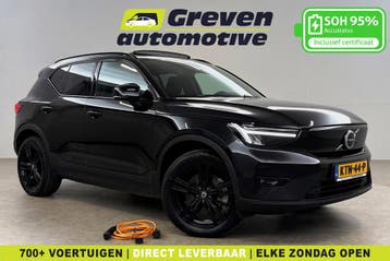 Volvo XC40 82 kWh Dual Motor Extended Range Twin Ultimate, Automaat, Zwart, 360° camera, Elektrisch