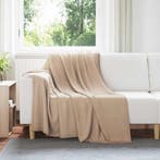 vidaXL Kleden 24 pcs Kameel 200 x 150 cm Fleece, Verzenden, Nieuw, Bruin