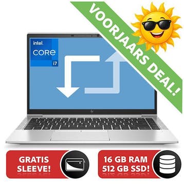HP Elitebook 840 G8 Core i7-1185G7 | 512GB | 16GB | W11PRO, Qwerty, Refurbished, 14 inch, Ophalen of Verzenden
