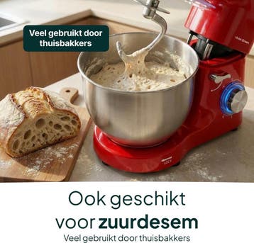 2000W Keukenmachine - Keukenrobot - 6.2L - Keukenmixer - Mix, Verzenden, Zo goed als nieuw