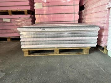 Kantplank antraciet | 8mm + 50mm XPS | 200h | 36 stuks, Doe-het-zelf en Verbouw, Isolatie en Afdichting, Ophalen, Nieuw, 4 tot 8 cm