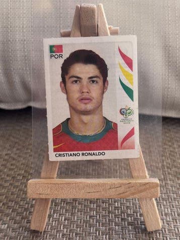 2006 Panini World Cup Stickers Cristiano Ronaldo 298 - 1, Nieuw