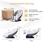 LIVSK Massagestoel - Zero Gravity - SL Track - Shiatsu - Ver, Verzenden, Nieuw