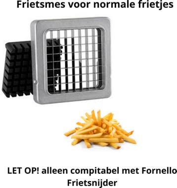 Fornello Frietsnijder Mes 3/8 inch (Alleen werkend met, Ophalen of Verzenden, Nieuw