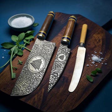 Hand-Forged with Old Steel, Pro Vintage Style Knives_Best