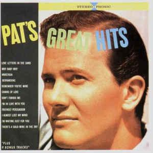 cd - Pat Boone - Pats Great Hits, Cd's en Dvd's, Cd's | Overige Cd's, Zo goed als nieuw, Verzenden