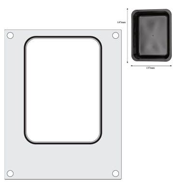 Traysealer Matrix, Hendi, Container 187x137 Mm, Ophalen of Verzenden, Nieuw in verpakking