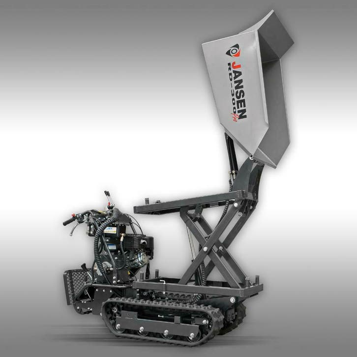 Rupsdumper Jansen RD-300pro, hydraulische kiepbak, Zakelijke goederen, Machines en Bouw | Tuin, Park en Bosbouw, Overige typen