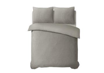 Sleeptime Waffle Beige - 200X200/220 + 2 x kussenslopen 60x7, Nieuw