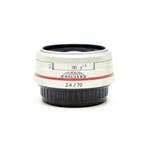 Pentax 70mm F2.4 HD DA Zilver K-Mount Objectief (Occasion), Ophalen of Verzenden, Zo goed als nieuw, Telelens