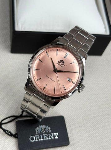 Orient - Bambino Date Automatic Pink - Zonder minimumprijs -, Nieuw