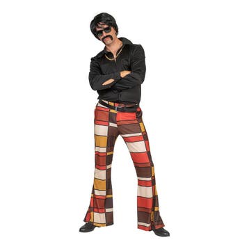 70s Retro Hippie Broek Blocks Heren, Ophalen of Verzenden, Nieuw