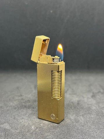 Dunhill - rollagas - Aansteker - Verguld, Verzamelen, Rookartikelen, Aanstekers en Luciferdoosjes, Nieuw