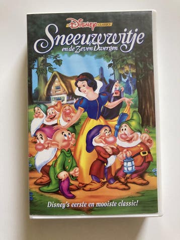 SNEEUWWITJE EN DE ZEVEN DWERGEN (VHS), Verzenden, Gebruikt