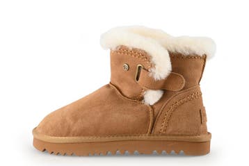 Warmbat Pantoffels in maat 40 Cognac, Overige kleuren, Verzenden, Zo goed als nieuw, Pantoffels of Sloffen