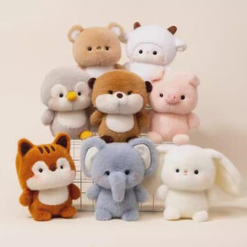 Schattige Pluche Knuffel Dieren - 16cm Zacht Speelgoed als K, Verzenden, Nieuw