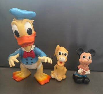 3 Vintage Toys - Walt Disney Productions - 1960, Verzamelen, Disney, Nieuw