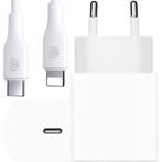 USB-C Oplaad Adapter 20W + Lightning Oplaadkabel - Geschikt, Ophalen of Verzenden, Nieuw