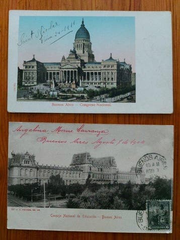 Argentinië, Brazilië - Stad en Landschap, Zuid-Amerika,, Verzamelen, Ansichtkaarten | Buitenland, Gelopen