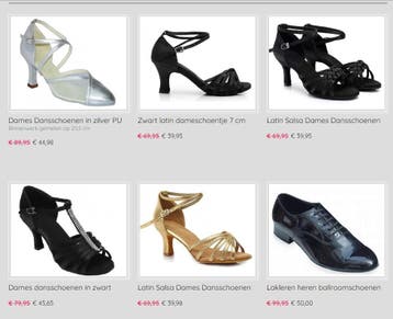 Dansschoenen maat 38,5 dames en heren OP is OP, Ophalen of Verzenden, Nieuw, Schoenen