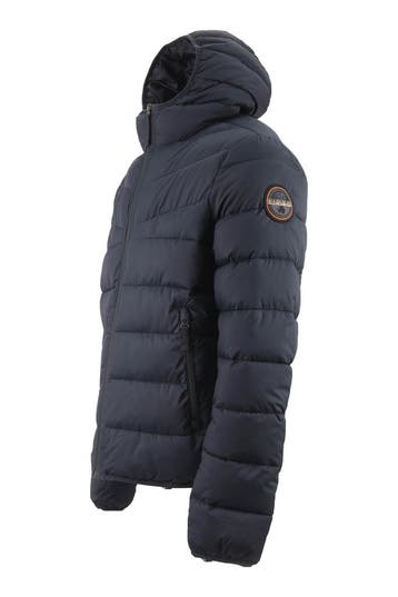 Napapijri Winterjas in maat L Blauw, Kleding | Heren, Verzenden, Zo goed als nieuw, Blauw, Napapijri