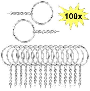 Fako Bijoux - Sleutelringen Met Schroefje - Sleutelhanger, Verzenden, Nieuw