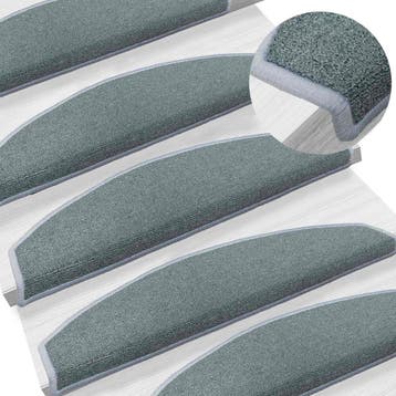 vidaXL Zelfklevende Trapmatten 15 st 80 x 24,5 x 3,5 cm Zee, Verzenden, Nieuw
