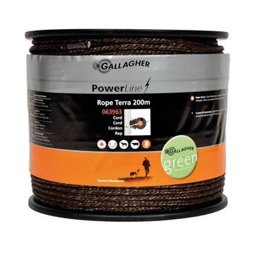 Gallagher PowerLine schrikkoord terra – 200m, Ophalen of Verzenden, Nieuw