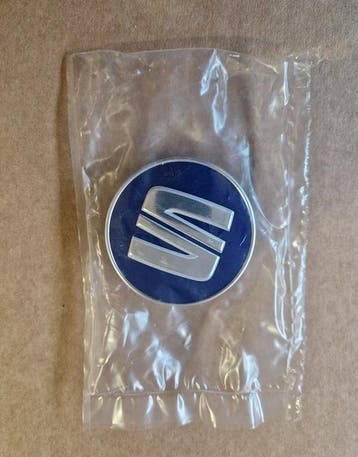Naafdop Wieldop 55 mm Origineel Seat Blauw Origineel, Auto diversen, Wieldoppen, Verzenden, Nieuw