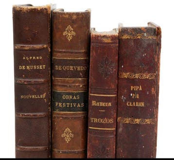Varios autores - Lote de 4 libros antiguos - 1886