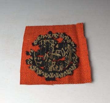 Oud-Egypte, Koptisch Linnen Textielfragment (Zonder