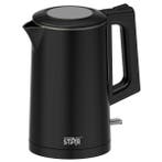 Winning Star  Waterkoker 1.7 Liter 1500w  Zwart, Ophalen of Verzenden, Nieuw