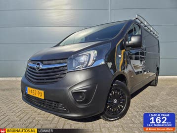 Opel Vivaro 1.6 CDTI L2H1 Airco Navi Imperiaal Trekh 120pk, Gebruikt, Euro 6, Zwart, Lease