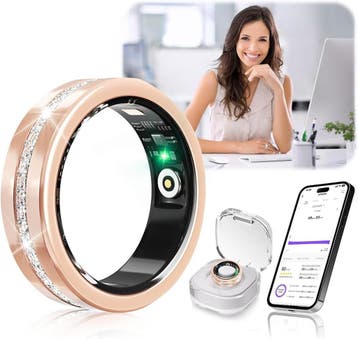 Slimme Ring Diamant | IP68 Waterdicht | Tweedekansje OP=OP, Zo goed als nieuw, Waterdicht, IUHFSIFS, Ophalen of Verzenden