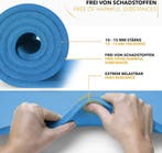 Yogamat - Fitness mat - Sportmat - Yoga mat extra dik - 190x, Sport en Fitness, Yoga en Pilates, Verzenden, Zo goed als nieuw