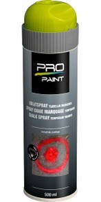 Pro paint krijtspray tijdelijke markering 1 stuk, 500 ml,, Verzenden, Nieuw