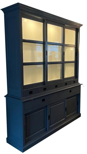 Buffetkast Pelsgrijs Emmen 200 x 240cm ledverlichting, Ophalen of Verzenden, Nieuw