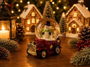 Kerst Sneeuwbol Auto’s | 4 Designs | Los, Mix&Match of Bulk, Verzenden, Nieuw