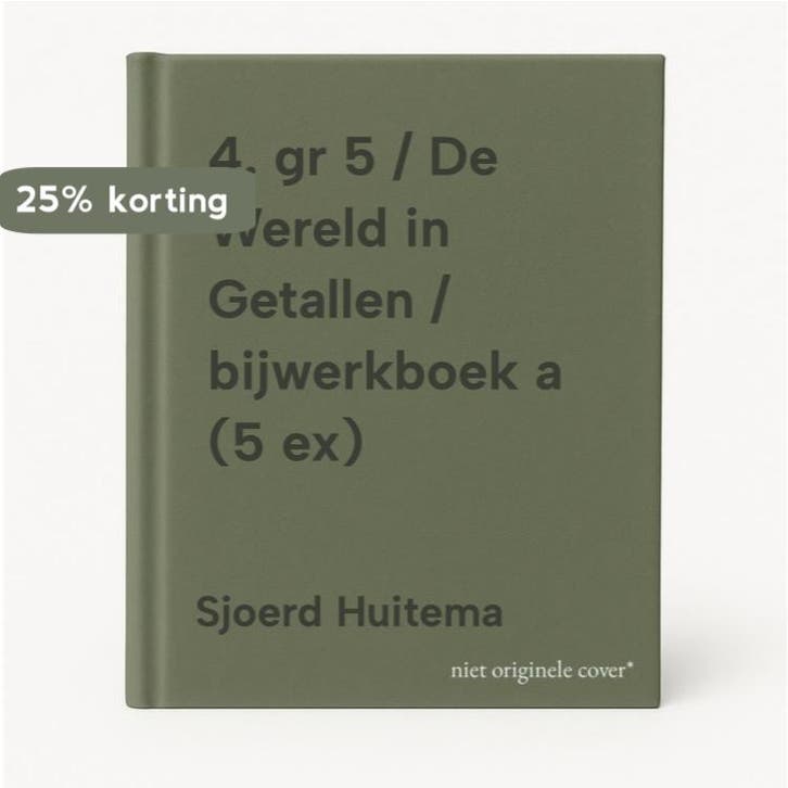 4. gr 5 / De Wereld in Getallen / bijwerkboek a (5 ex), Boeken, Schoolboeken, Nieuw, Verzenden