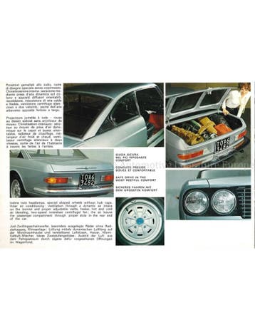 1969 LANCIA FLAVIA COUPÉ 2000 BROCHURE, Nieuw, Author