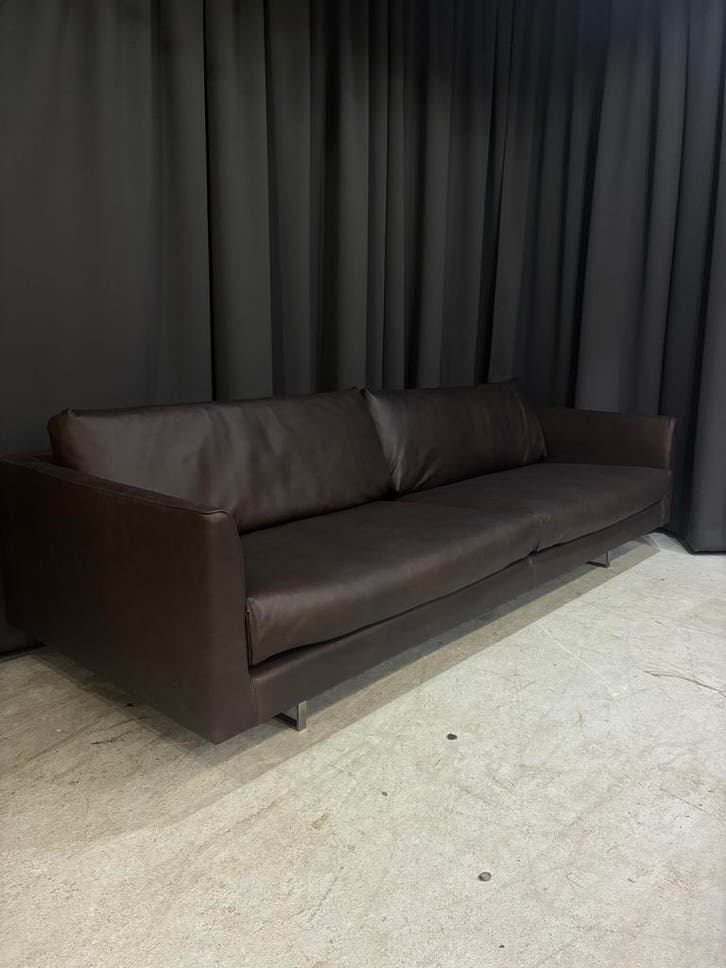 Montis Axel 4 Zits - Nieuw Rancho Leer, Huis en Inrichting, Banken | Bankstellen, Zo goed als nieuw, Vierpersoons of meer