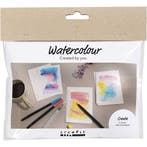 titMini Hobbyset Aquarel, Kaarten en enveloppen, 1 doos, Doe-het-zelf en Verbouw, Schildersmaterialen, Nieuw