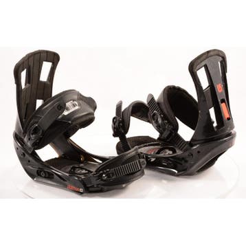 M snowboard bindingen BURTON PROGRESSION, black/red, Verzenden, Gebruikt