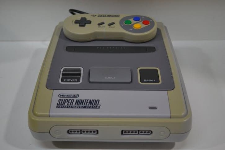 Super Nintendo Console Set, Spelcomputers en Games, Spelcomputers | Nintendo Super NES, Zo goed als nieuw, Verzenden