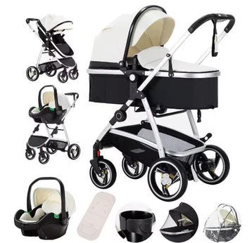 Luxe 3-in-1 Kinderwagen voor Pasgeborenen en Reizen, Kinderen en Baby's, Kinderwagens en Combinaties, Verzenden, Nieuw