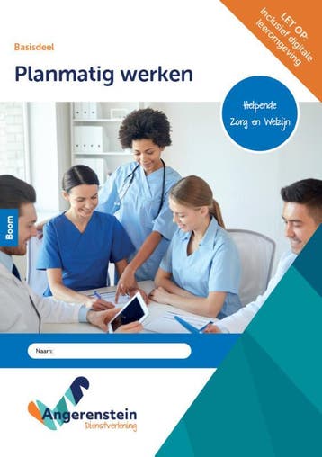 Angerenstein Helpende Zorg  Welzijn basisdeel  9789037266825, Boeken, Zo goed als nieuw