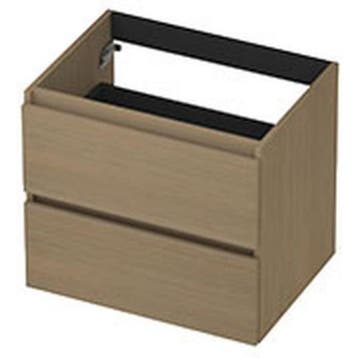 INK - Onderkast 2 Laden Greeploos met Houten Keerlijst -, Ophalen of Verzenden, Nieuw