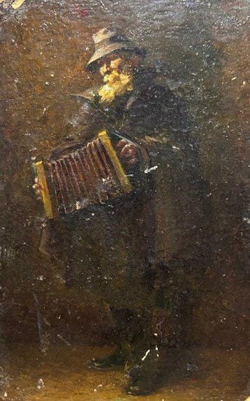 Nazzareno Sidoli (1879–1969) - Il Suonatore di Fisarmonica -