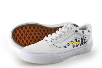 Vans Sneakers Jongens in maat 31 Wit, Jongen of Meisje, Schoenen, Zo goed als nieuw, Vans
